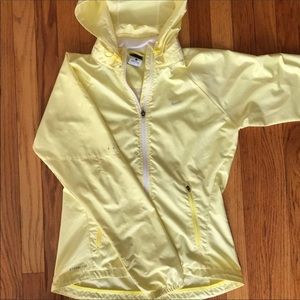 Yellow Nike Rain Jacket
